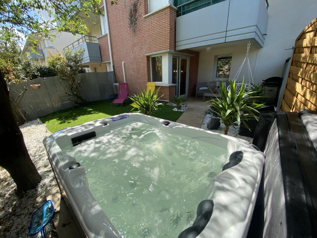 Appartement Le Jungle : T2 Avec Jardin Et Jacuzzi à Blagnac Extérieur photo