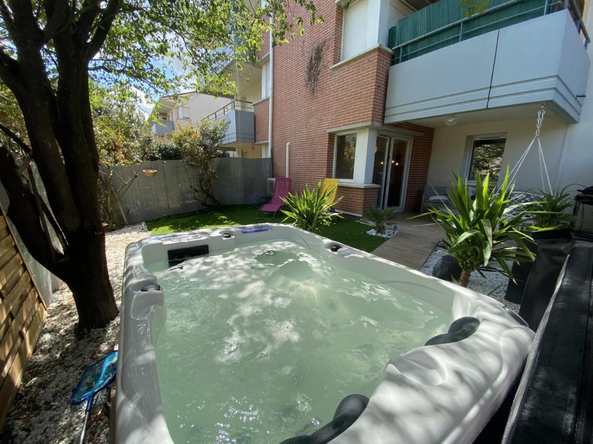 Appartement Le Jungle : T2 Avec Jardin Et Jacuzzi à Blagnac Extérieur photo