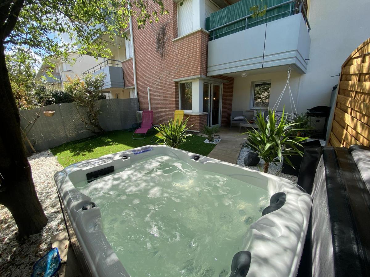 Appartement Le Jungle : T2 Avec Jardin Et Jacuzzi à Blagnac Extérieur photo