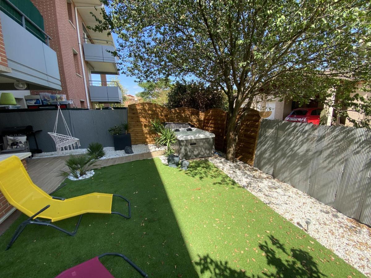 Appartement Le Jungle : T2 Avec Jardin Et Jacuzzi à Blagnac Extérieur photo