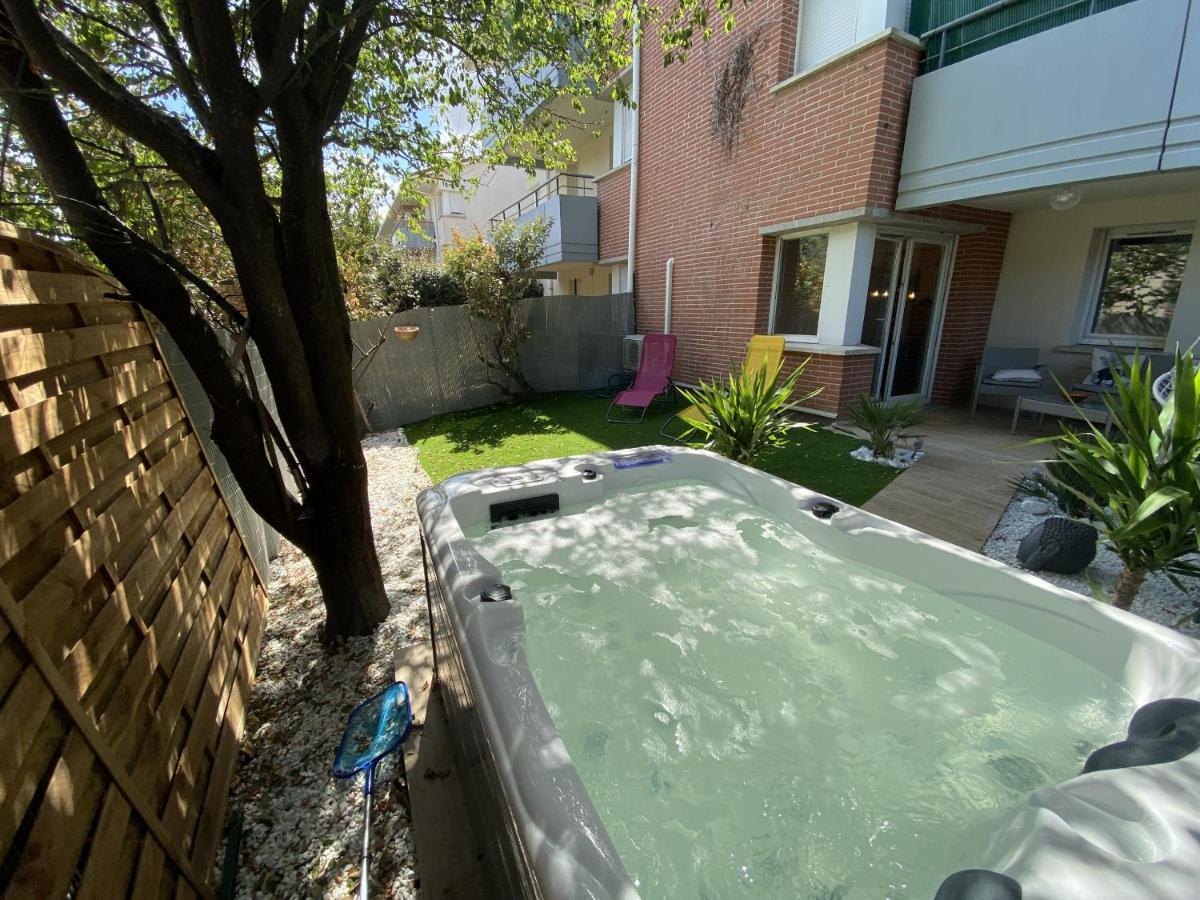 Appartement Le Jungle : T2 Avec Jardin Et Jacuzzi à Blagnac Extérieur photo